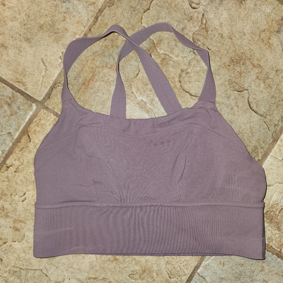 Athleta Formation Longline Bra In Volcanic Violet. Size S. EUC.#531119 - Picture 3 of 6
